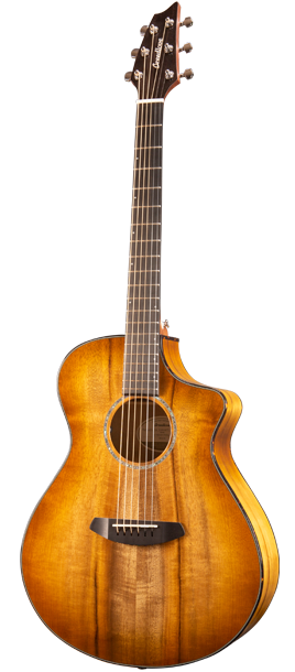 breedlove pursuit exotic concert bourbon ce myrtlewood