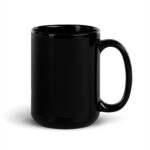 Play Wild Black Glossy Mug